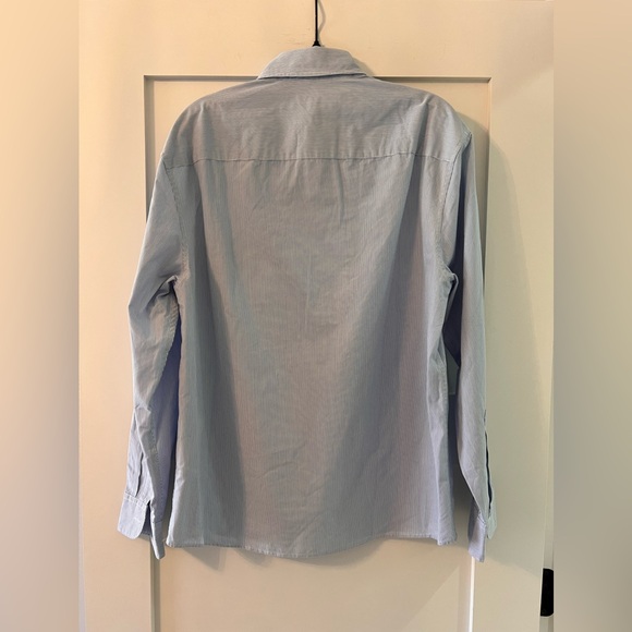 Abercrombie & Fitch Blue Striped Button Down - Picture 7 of 11